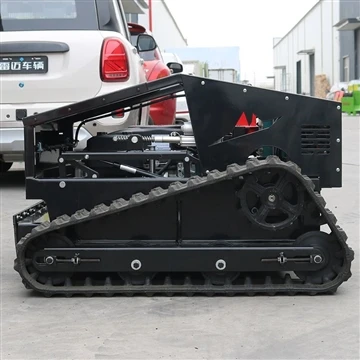 Crawler Mower Hybrid Lawn Mowing Robot Can Operate The Lawn Mower Work From A...